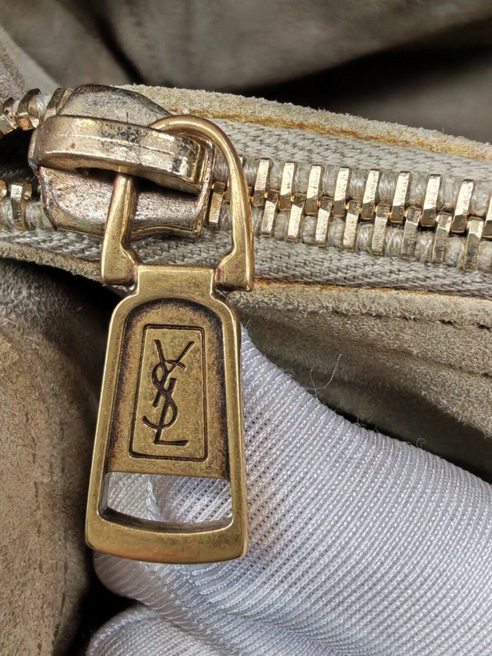Yves Saint Laurent YSL Muse Two Colorblock Leather Satchel Top Handle Bag - Picture 13 of 13
